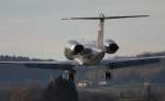 Touchdown, Gulfstream/USAF in ETSN,Neuburg,Germany.
