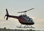 Private Bell 206 B3 JetRanger III, D-HXRE, Flugplatz Strausberg, 30.05.2021