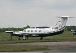 Private Piper PA-42-720 Cheyenne IIIa D-IABA beim Flugplatzfest in Strausberg am 08.05.2010