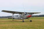 Cessna C305C (O-1E) Bird Dog, EC-MAB, Baujahr 1961, in Wershofen/Eifel (EDRV) am 0309.2016. Heimatflugplatz: Burgos, SP.