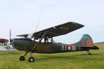 Cessna C305C (O-1E) Bird Dog, I-EIAW, Baujahr 1961. In Wershofen/Eifel (EDRV) am 03.09.2016. Heimatflugplatz dieser Maschine ist Reggio Emilia, IT.