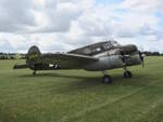 Cessna T-50 Bobcat N60453 (die taktische Nummer am Leitwerk ist nur Deko) am 23.08.2026 auf dem Flugplatz Zwickau (EDBI).