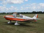 Jodel DR-250/160 D-EFFC auf dem Flugplatz Zwickau (EBDI) am 23.08.2026.