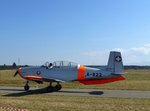 Pilatus P3, HB-RCY, 2-sitziger Trainer aus der Schweiz, Vmax.306Km/h, Erstflug 1953, Flugschau Habsheim, Sept.2016