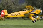 Private, HB-UUO, Buecker, 131A Jungmann, 22.08.2009, Kestenholz, Switzerland 