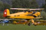 Private, HB-URF, Buecker, 131B Jungmann, 22.08.2009, Kestenholz, Switzerland    