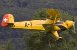 Private, HB-UUA, Buecker, 131B Jungmann, 22.08.2009, Kestenholz, Switzerland    