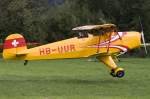 Private, HB-UUR, Buecker, 131B Jungmann, 22.08.2009, Kestenholz, Switzerland    
