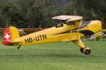 Private, HB-UTN, Buecker, 131B Jungmann, 22.08.2009, Kestenholz, Switzerland     