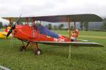 Private, HB-UPM, deHavilland, DH-82A Tiger-Moth, 22.08.2009, Kestenholz, Switzerland     
