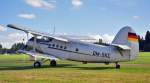 An-2 D-FONC rollt zur Startbahn in Breitscheid - 21.08.2010
