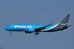 Amazon Prime Air (Operated by ASL Airlines Ireland), EI-AZC, Boeing B737-86JSF, msn: 30877/782, 11.Juli 2023, MXP Milano Malpensa, Italy.