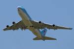 In Wien immer ein Star! B747-400F der Korean Air Cargo beim Start von Rwy 11 Vienna Int. (VIE) 17.7.2009