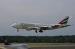 Emirates Sky Cargo
N408
Boing 747
Dsseldorf Flughafen 6.9.2009