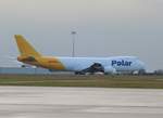 Polar Air Cargo, Boeing 747-8F N858GT @ Leipzig/Halle (LEJ) / 23.Dez.2019