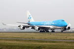 KLM Cargo Boeing 747-406ERF PH-CKA nach der Landung in Amsterdam 28.12.2019