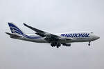 National Airlines, N729CA, Boeing B747-412BCF, msn: 25068/852, 04.Juli 2023, LHR London Heathrow, United Kingdom.