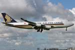 Singapore Airlines Cargo Boeing 747-412F(SCD) , 9V-SFK , im Endanflug auf Rwy 36R , AMS 7.Sept. 2007