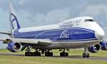 AirBridgeCargo , Boeing 747-243F(SCD) , VP-BIB , auf dem Rollweg zum Start auf Rwy 06 , Luxemburg 9.Sept. 2007