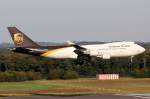 UPS N575UP bei der Landung in Köln/Bonn 28.9.2014