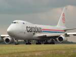 LX-SCV, Boeing 747-400F  City Of Niederanven  von Cargolux in Luxembourg (Aufnahmedatum nicht bekannt)