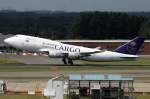 Saudi Cargo B747-400F TF-AML beim Takeoff auf 25R in BRU / EBBR / Brüssel am 05.06.2014