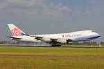 China Airlines, B-18722, Boeing B747-409F, 4.Juli 2015, AMS  Amsterdam, Netherlands.