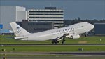 . TF-AMQ  Boeing 747-412F  von Saudia Cargo hebt vom Flughafen Schiphol ab.  27.09.2016  