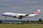 China Airlines, B-18707, Boeing B747-409F, msn: 30764/1269, 20.Mai 2023, AMS Amsterdam, Netherlands.