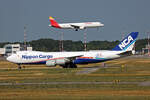 Nippon Cargo Airlines, JA13KZ, Boeing B747-8KZF, msn: 36138/1431,  40th Anniversary , 11.Juli 2025, MXP Milano Malpensa, Italy.