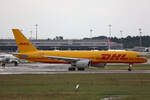 DHL Air Austria, OE-LNE, Boeing B757-23NPCF, msn: 27976/814, 12.Juli 2023, MXP Milano Malpensa, Italy.