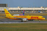DHL Air Austria, OE-LNZ, Boeing B757-223PCF, msn: 32398/1002,  Servus Austria / Hello Austria! , 11.Juli 2025, MXP Milano Malpensa, Italy.