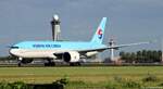 Korean Air Cargo Boeing 777F @ Amsterdam Airport Schiphol / AMS.