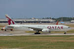 Qatar Airways, A7-BFX, Boeing B777-F, msn: 66870/1664, 11.Juli 2025, MXP Milano Malpensa, Italy.