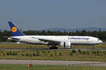 Lufthansa Cargo, D-ALFA, Boeing B777-FBT, msn: 41674/1144,  Good Day USA , 12.August 2025, FRA Frankfurt, Germany.