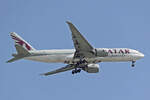 Qatar Airways Cargo, A7-BFD, Boeing B777-FDZ, msn: 41427/1004, 01.Februar 2026, DOH Doha, Qatar.