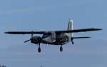 Dornier DO-28D-2 Skyservant, D-IMOB im Endanflug auf die Piste 24 in Gera (EDAJ) am 20.8.2016