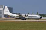 7T-WHN / Algerian Air Force / Lockheed AC-130H Hercules beim Start in MUC. 16.08.2013