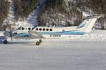 Weka, D-CWKM, Beechcraft, 350 King Air, 31.01.2009, SMV, Samedan, Switzerland