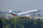 NetJets USA, N145QS, Bombardier Global 6000, msn: 9598, 04.September 2021, ZRH Zürich, Switzerland.