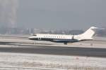 Jet Aviation Bombardier BD-700 VP-BJN Flughafen Salzburg 10.01.2009