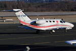 GlobeAir, OE-FRM, Cessna 510 Citation Mustang, S/N: 510-0349. Siegerland (EDGS) am 11.01.2024.