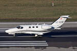 GlobeAir, OE-FFB, Cessna 510 Mustang, msn: 510-0065, 16.Januar 2024, ZRH Zürich, Switzerland.