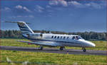 Jung Sky 9A-JSD, Cessna 525 Citation Jet auf Maribor Flughafen MBX.