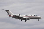 Flightpartner Ltd., N22UB, Cessna 525C Citation Jet IV, msn: 525C-0182, 28.Dezember 2023, ZRH Zürich, Switzerland.