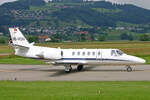 Sky Work AG, HB-VOH, Cessna 550 Citation Bravo, msn: 550-0864, 13.Juni 2008, BRN Bern, Switzerland.