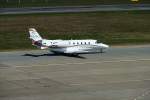 TC-DLZ. Cessna 560XL Citation XLS. Auf dem Taxiweg in Berlin Tegel. Foto:27.04.2012