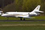 Private, OE-HVA, Dassault, Falcon 2000, 21.04.2012, FDH, Friedrichshafen, Germany         