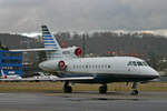 Sony Corporate Services, N550TH, Dassault Falcon 900EX, msn: 100, 22.Januar 2008, ZRH Zürich, Switzerland.