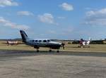 Piper PA 46-350 P Malibu, D-EECI auf dem Weg zum Start in Gera (EDAJ) am 21.7.2020